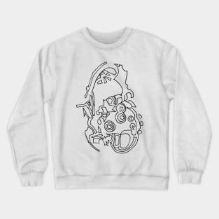 My Inner Robot (black) Crewneck Sweatshirt